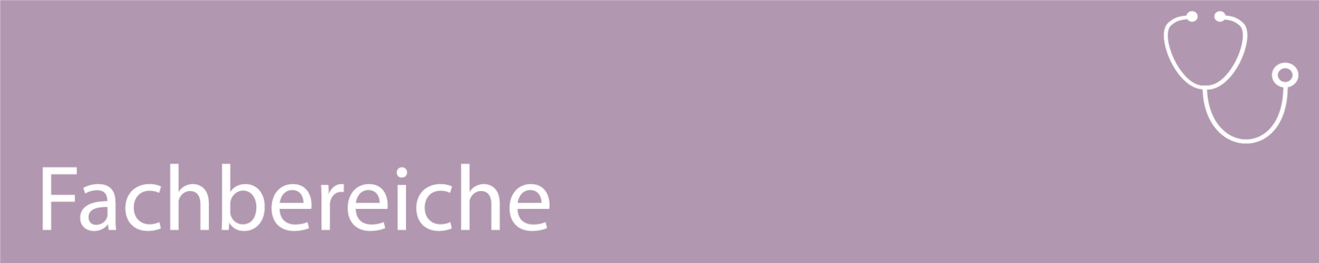 Fachbereiche